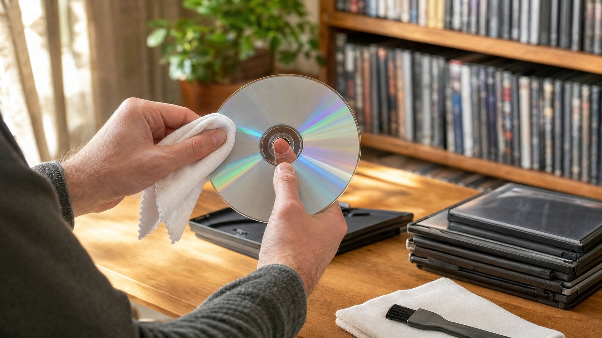 How to Clean DVDs Without Damaging Them - Retro Classic Flixs