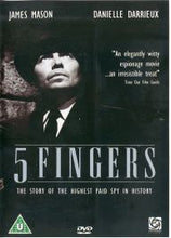 Load image into Gallery viewer, 5 Fingers James Mason DVD - Retro Classic Flixs-Film &amp; Television DVDs
